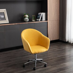 Linen Modern Home Office Chair%252C Rotatable Computer Office Chair%252C Adjustable Height 